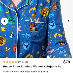 Bellabu Bear Harry Potter Women's Pajama set